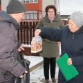 С Новым годом, ветеран! РСУП "Олекшицы"поздравили ветерана Великой Отечественной войны