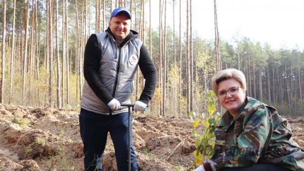 «Дай лесу новае жыццё». Участие в республиканской акции приняли РСУП "Олекшицы"