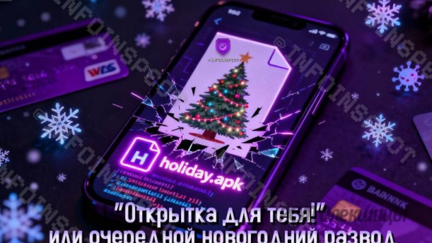 Опасные «поздравления»: мошенники рассылают вирусы под видом новогодних открыток.