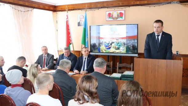 В РСУП «Олекшицы» прошла отчетная профсоюзная конференция и акция «Наш животновод».