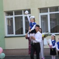 Торжественная линейка прошла в Макаровской средней школе.