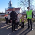 НАШИ ДЕТИ. В Олекшицкой средней школе прошла профилактическая акция «Как правильно вести себя на дороге?»