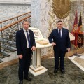 Председатель Берестовицкого районного исполнительного комитета  Дмитрий Кадргулов: «Для нас  большая честь разделить торжественный момент инаугурации».