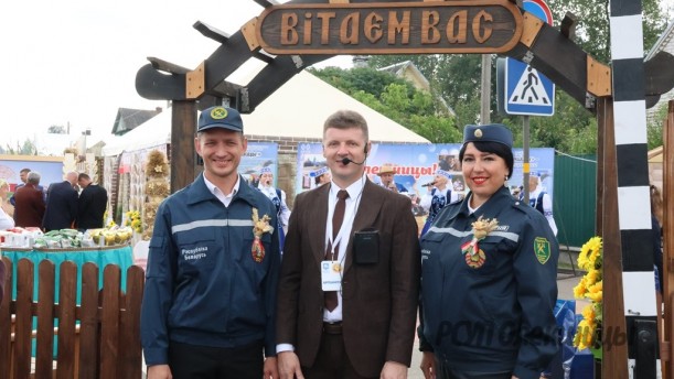 РСУП "Олекшицы" представило Берестовицкий район на областных "Дажынках - 2025" в Волковыске.