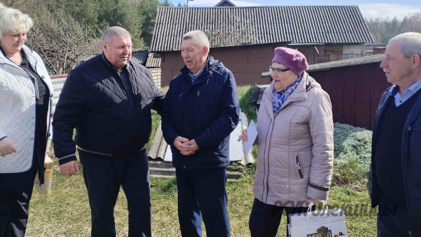 В РСУП "Олекшицы" чествовали узника фашистских концлагерей Белобокого Георгия Аркадьевича.