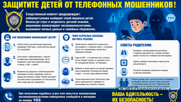 Следственный комитет предупреждает!